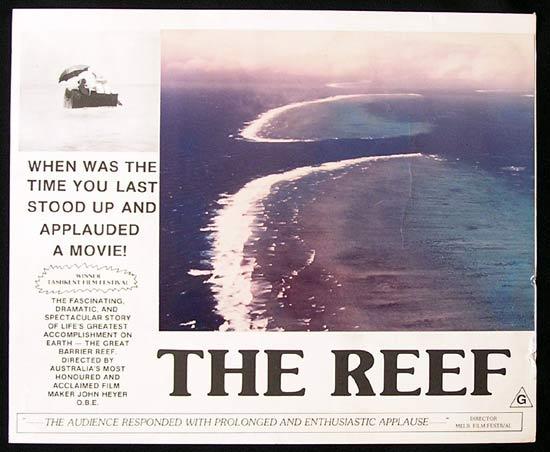THE REEF 1977 John Heyer Documentary GREAT BARRIER REEF Lobby Card 1