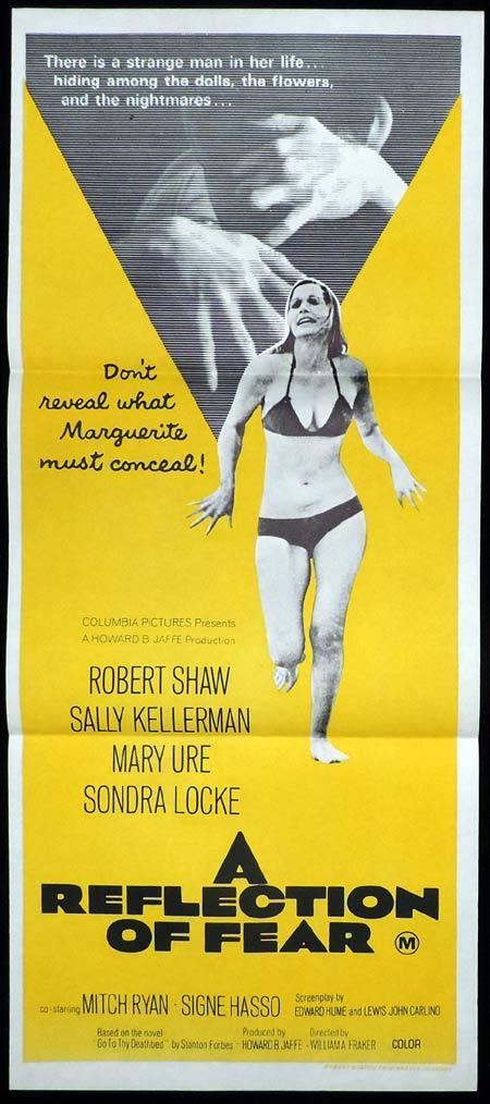 A REFLECTION OF FEAR Original Daybill Movie Poster Robert Shaw