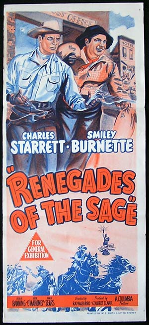 RENEGADES OF THE SAGE ’49-Charles Starrett poster