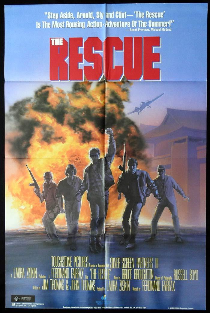 THE RESCUE One Sheet Movie Poster Kevin Dillon Ned Vaughn Marc Price
