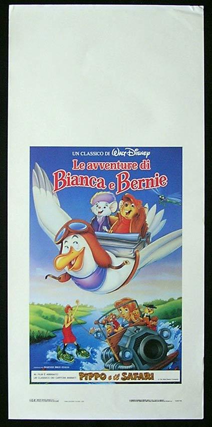 THE RESCUERS DOWN UNDER Italian Locandina Movie Poster Disney