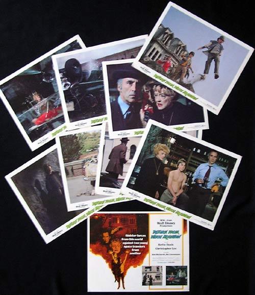 RETURN FROM WITCH MOUNTAIN Lobby Card Set Christopher Lee Bette Davis