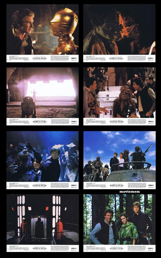 RETURN OF THE JEDI Original Star Wars 8 x 10 Lobby Card Movie still set