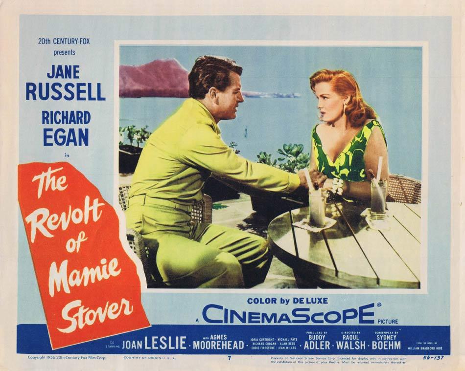 REVOLT OF MAMIE STOVER Lobby Card 7 Jane Russell