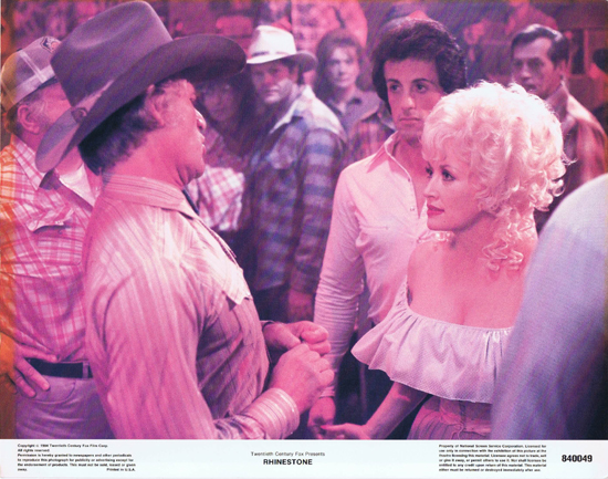 RHINESTONE Lobby Card 4 Dolly Parton Sylvester Stallone