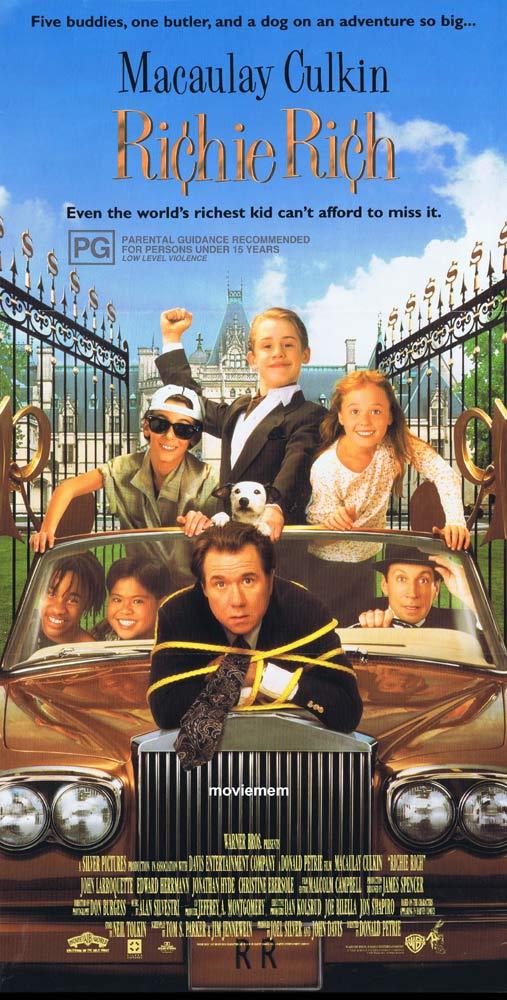 RICHIE RICH Original Daybill Movie poster Macaulay Culkin