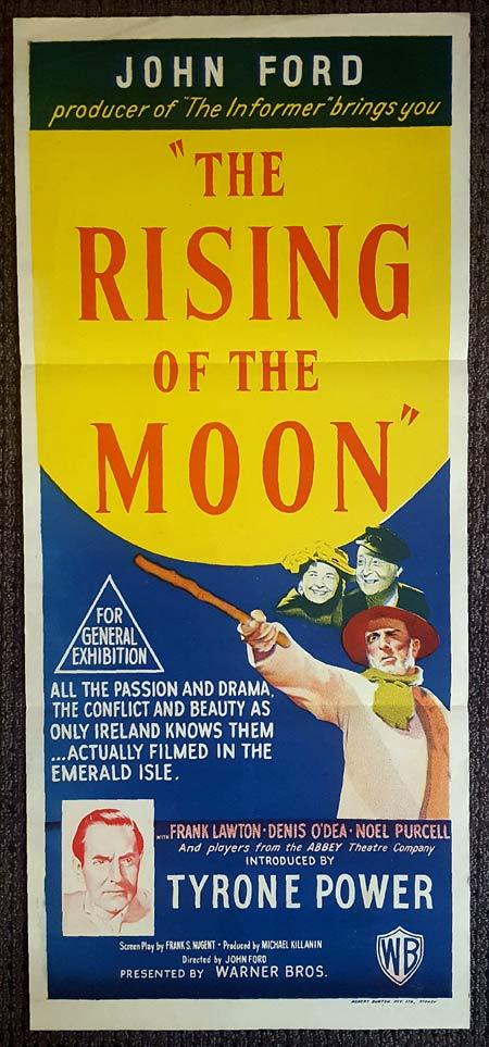 THE RISING OF THE MOON Original Daybill Movie Poster JOHN FORD Cyril Cusack Noel Purcell