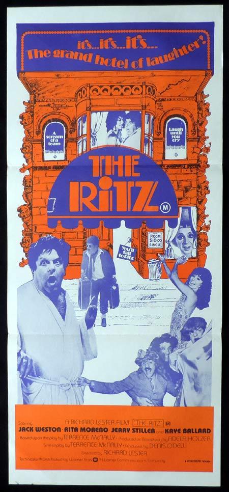THE RITZ Original Daybill Movie Poster Jack Weston Jerry Stiller