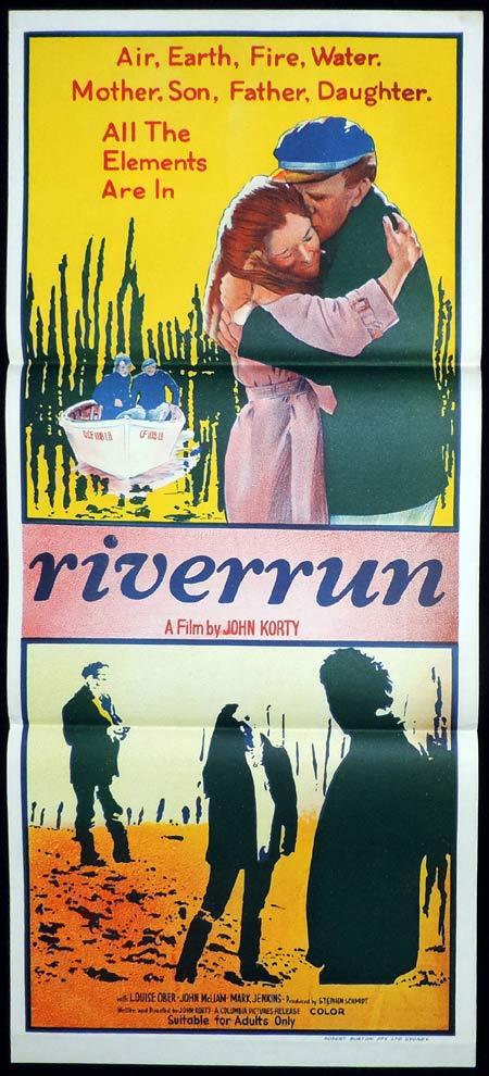 RIVERRUN Original Daybill Movie Poster Orion DeWinter