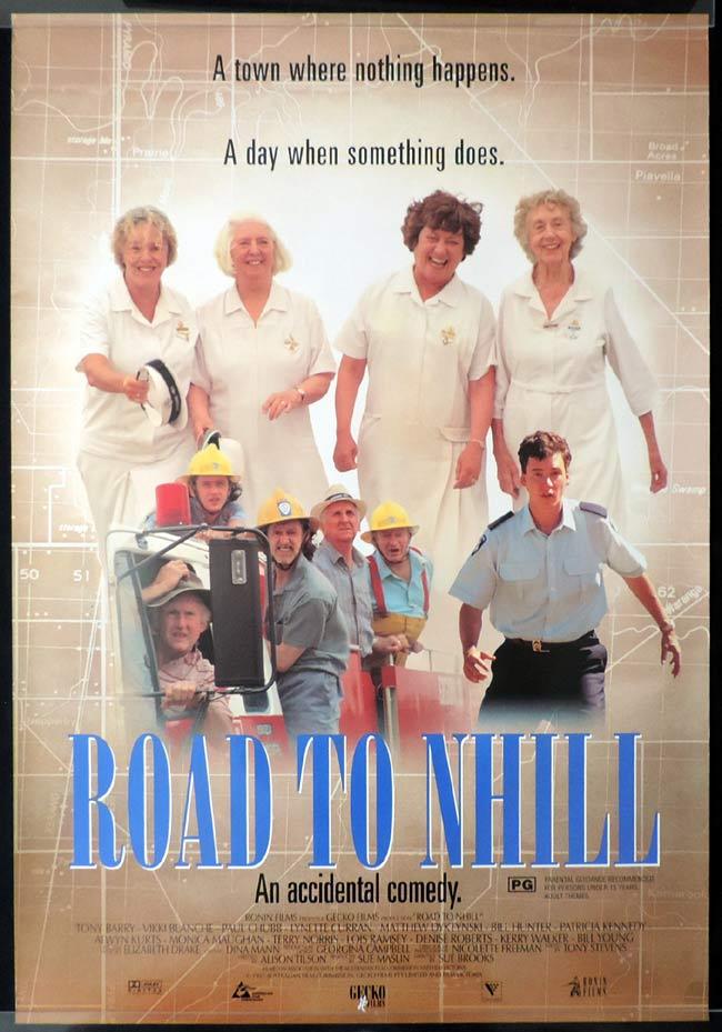 ROAD TO NHILL Rolled Australian One sheet Movie poster Paul Chubb Vikki Blanche