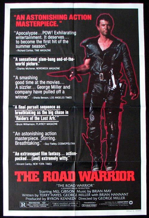 MAD MAX aka ROAD WARRIOR 1979 Mel Gibson US 1 sheet poster