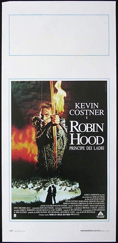 ROBIN HOOD PRINCE OF THIEVES Italian Locandina Movie Poster Kevin Costner