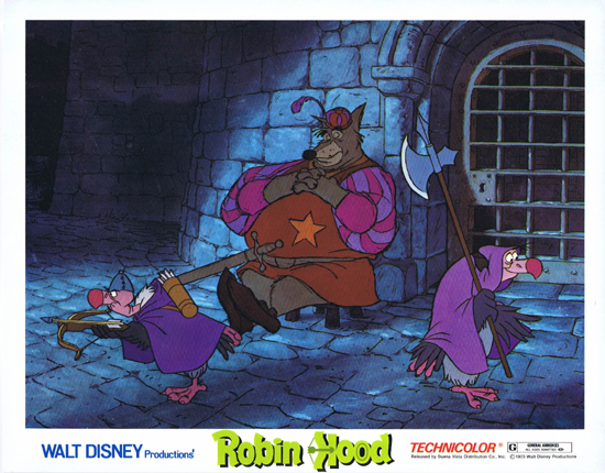 ROBIN HOOD Lobby Card 2 Walt Disney Productions Peter Ustinov