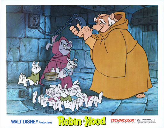 ROBIN HOOD Lobby Card 3 Walt Disney Productions Peter Ustinov