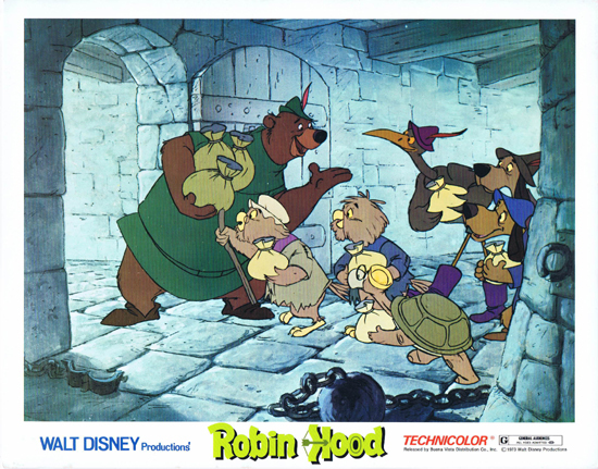 ROBIN HOOD Lobby Card 4 Walt Disney Productions Peter Ustinov