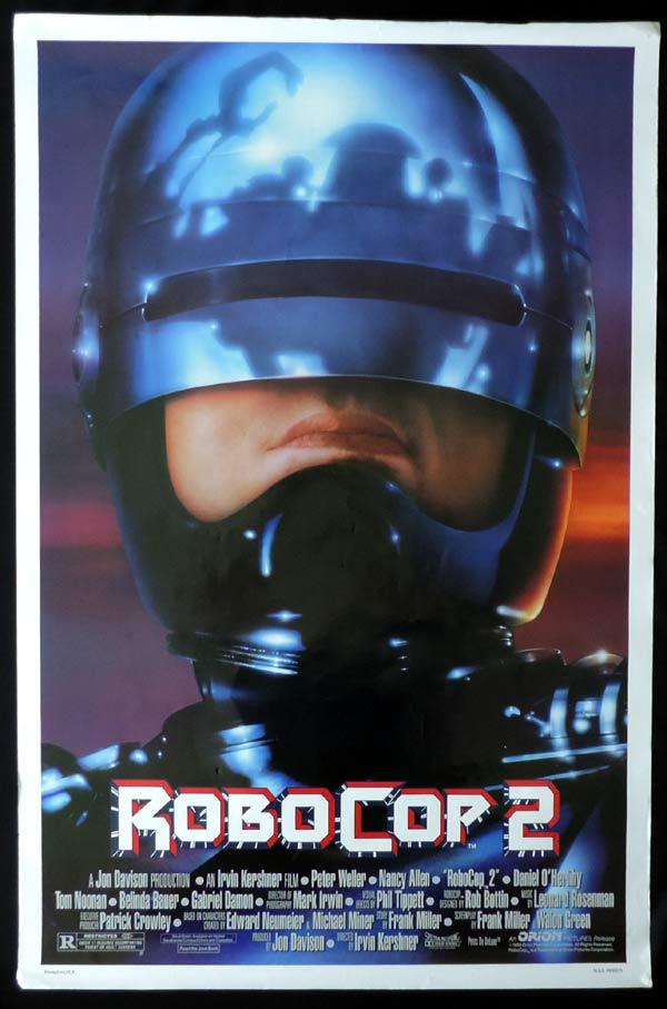 ROBOCOP 2 One Sheet Movie Poster Peter Weller