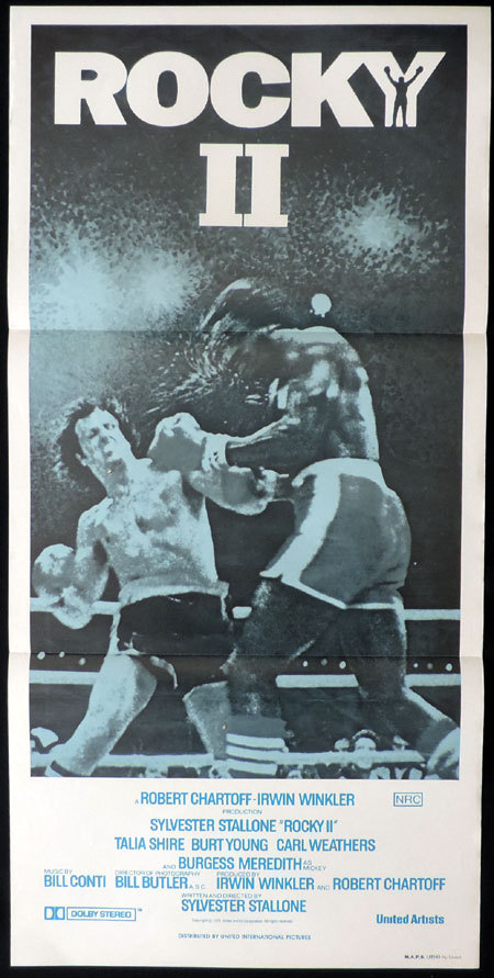 ROCKY II 1979 Sylvester Stallone VINTAGE Daybill Movie Poster