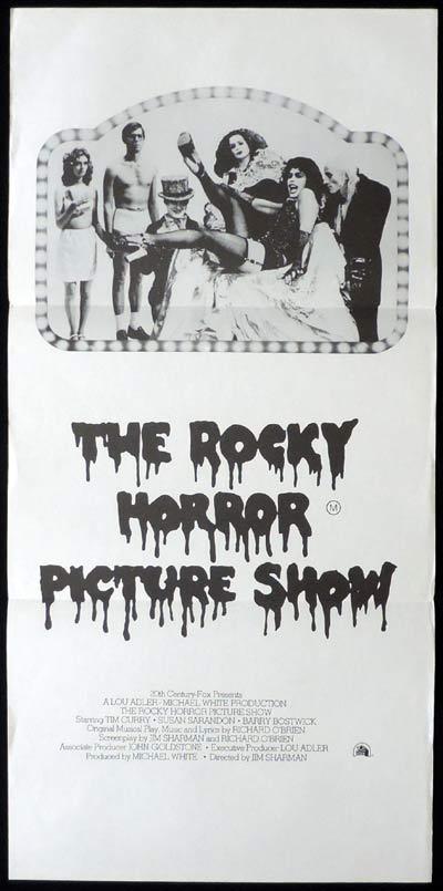 ROCKY HORROR PICTURE SHOW Daybill Movie Poster Tim Curry “B”