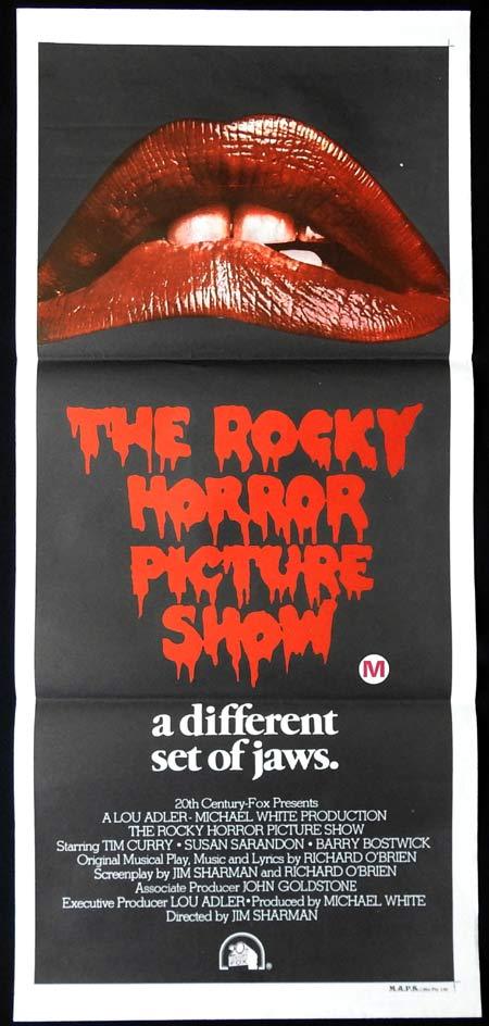 ROCKY HORROR PICTURE SHOW Daybill Movie Poster Different set of Jaws