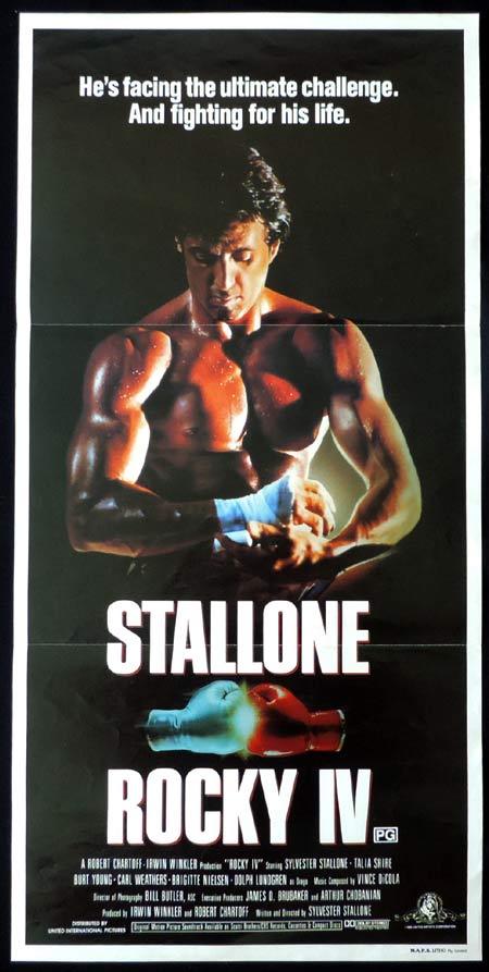 ROCKY IV Original Daybill Movie Poster Syvester Stallone Boxing