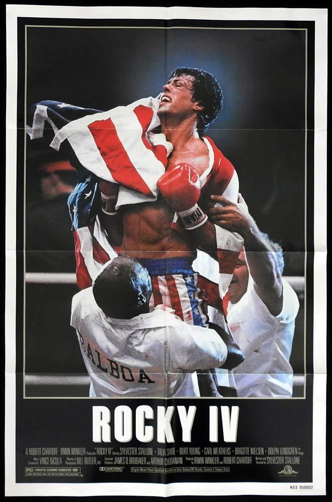 ROCKY IV Original US One sheet Movie poster Sylvester Stallone Boxing