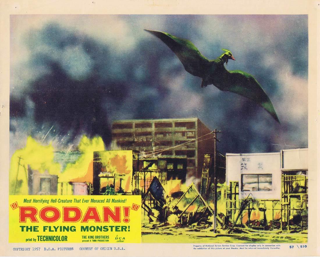 RODAN The Flying Monster Lobby Card 7 Toho Studios Best card