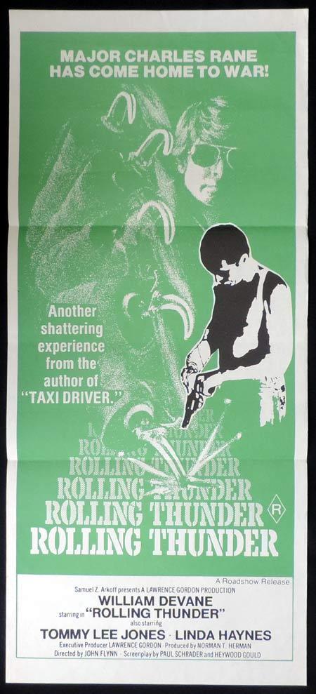 ROLLING THUNDER Original Daybill Movie Poster Tommy Lee Jones Vietnam