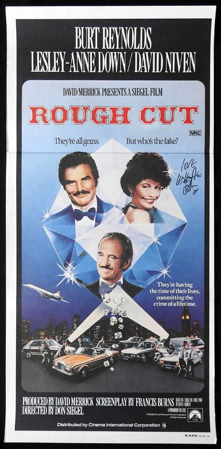 ROUGH CUT Original Daybill Movie Poster Autographed by Lesley Anne Down