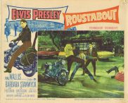 ROUSTABOUT Vintage Lobby Card 3 Elvis Presley Motorcycle Biker