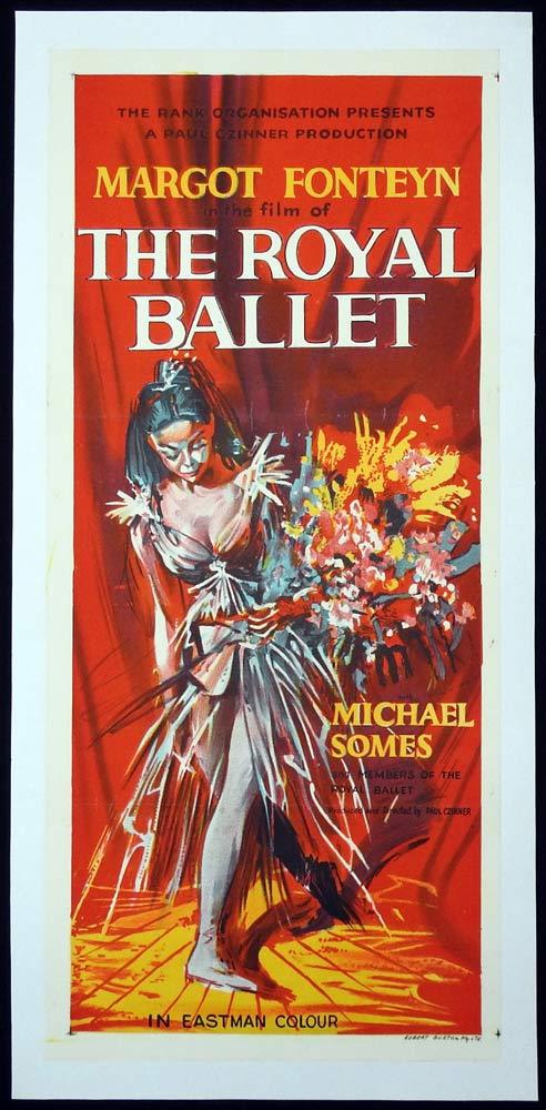 ROYAL BALLET Original LINEN BACKED Daybill Movie Poster MARGOT FONTEYN