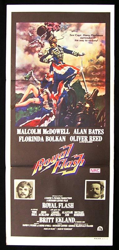 ROYAL FLASH Original Daybill Movie Poster Malcolm McDowell