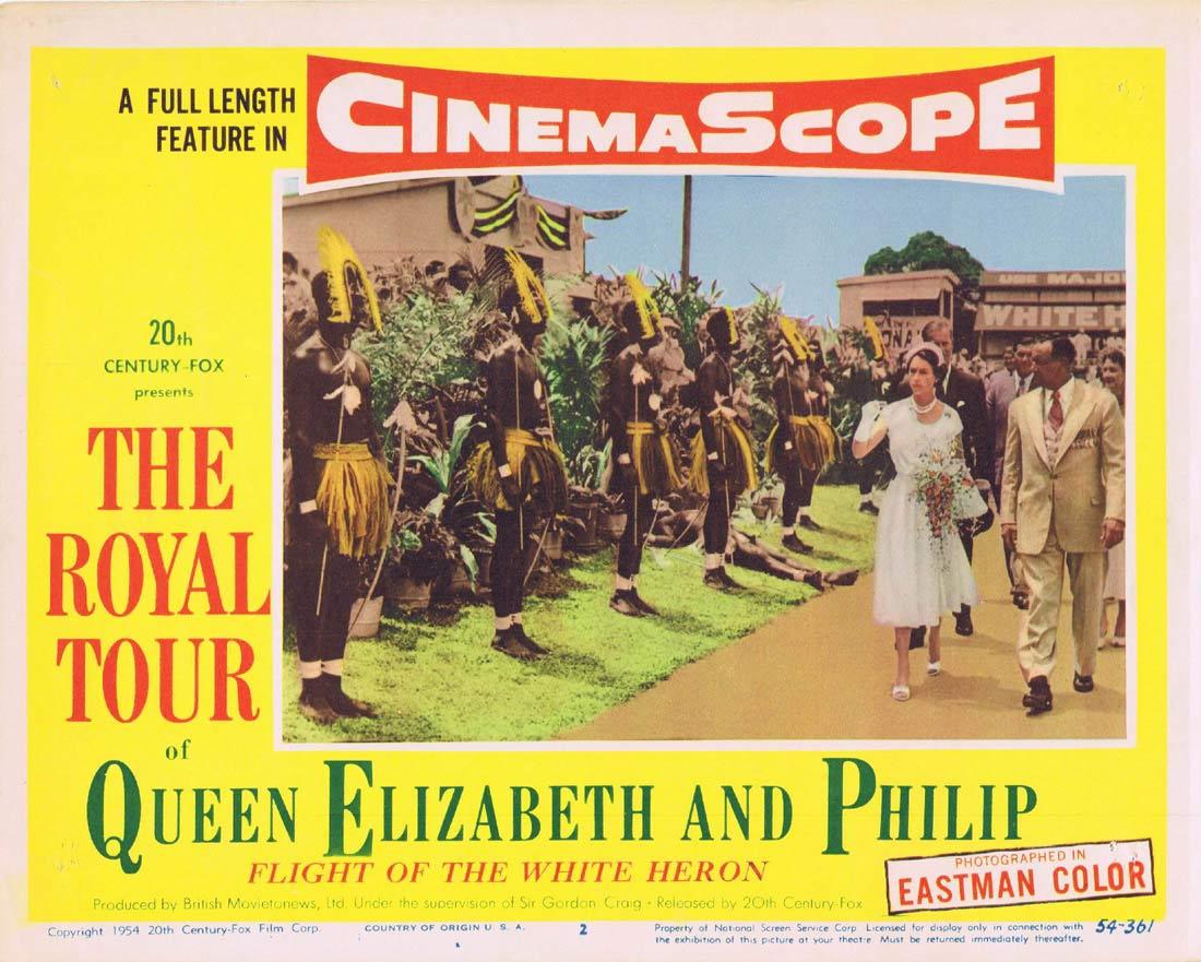 ROYAL TOUR 1954 Queen Elizabeth Lobby card 2
