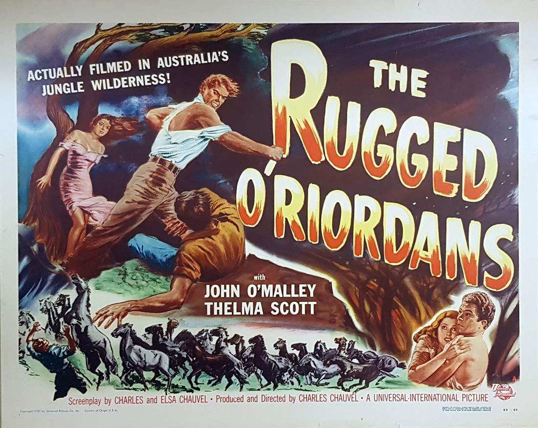 THE RUGGED O’RIORDANS aka SONS OF MATTHEW Original  US Half Sheet Movie poster