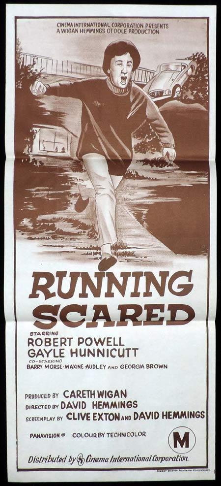 RUNNING SCARED Original Daybill Movie Poster Gayle Hunnicutt