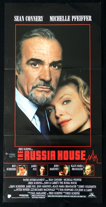 THE RUSSIA HOUSE Sean Connery Michelle Pfeiffer VINTAGE Daybill Movie poster