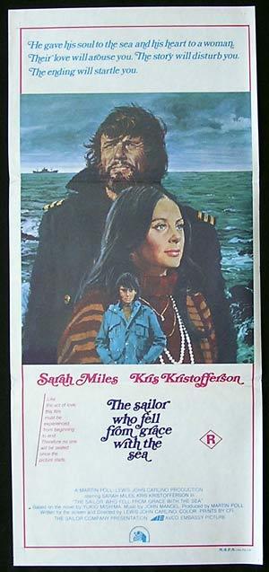 THE SAILOR WHO FELL FROM GRACE Daybill Movie Poster Kris Kristofferson
