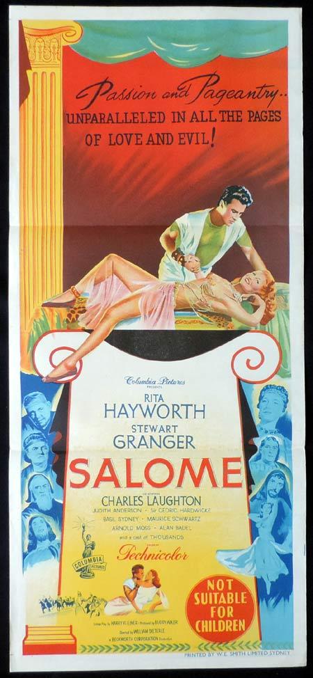SALOME Original Daybill Movie Poster Rita Hayworth