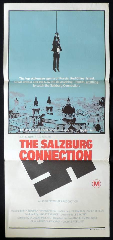 THE SALZBURG CONNECTION Original Daybill Movie Poster Barry Newman