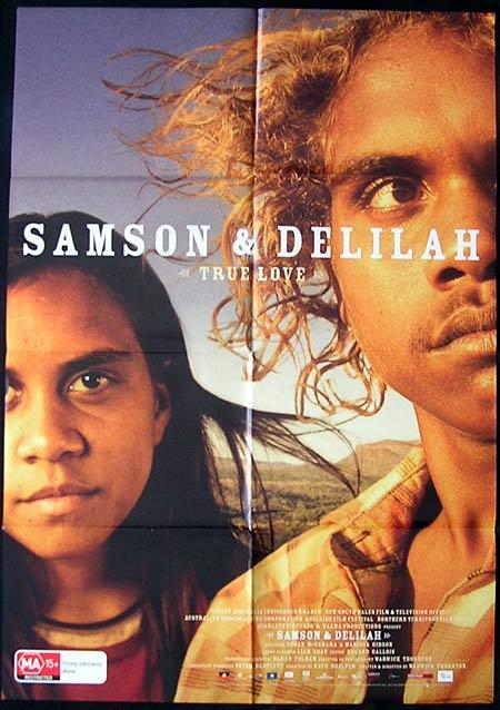 SAMSON AND DELILAH Movie Poster 2009 Warwick Thornton Australian One sheet