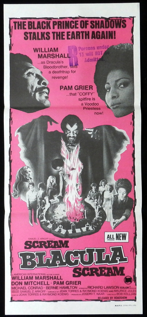 SCREAM BLACULA SCREAM Original Daybill Movie Poster William Marshall Pam Grier