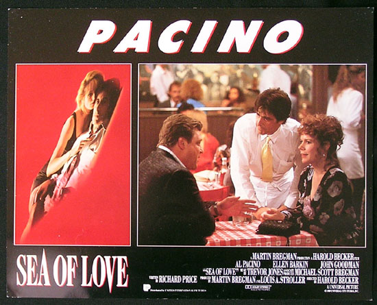SEA OF LOVE 1989 Al Pacino Ellen Barkin Lobby Card 3