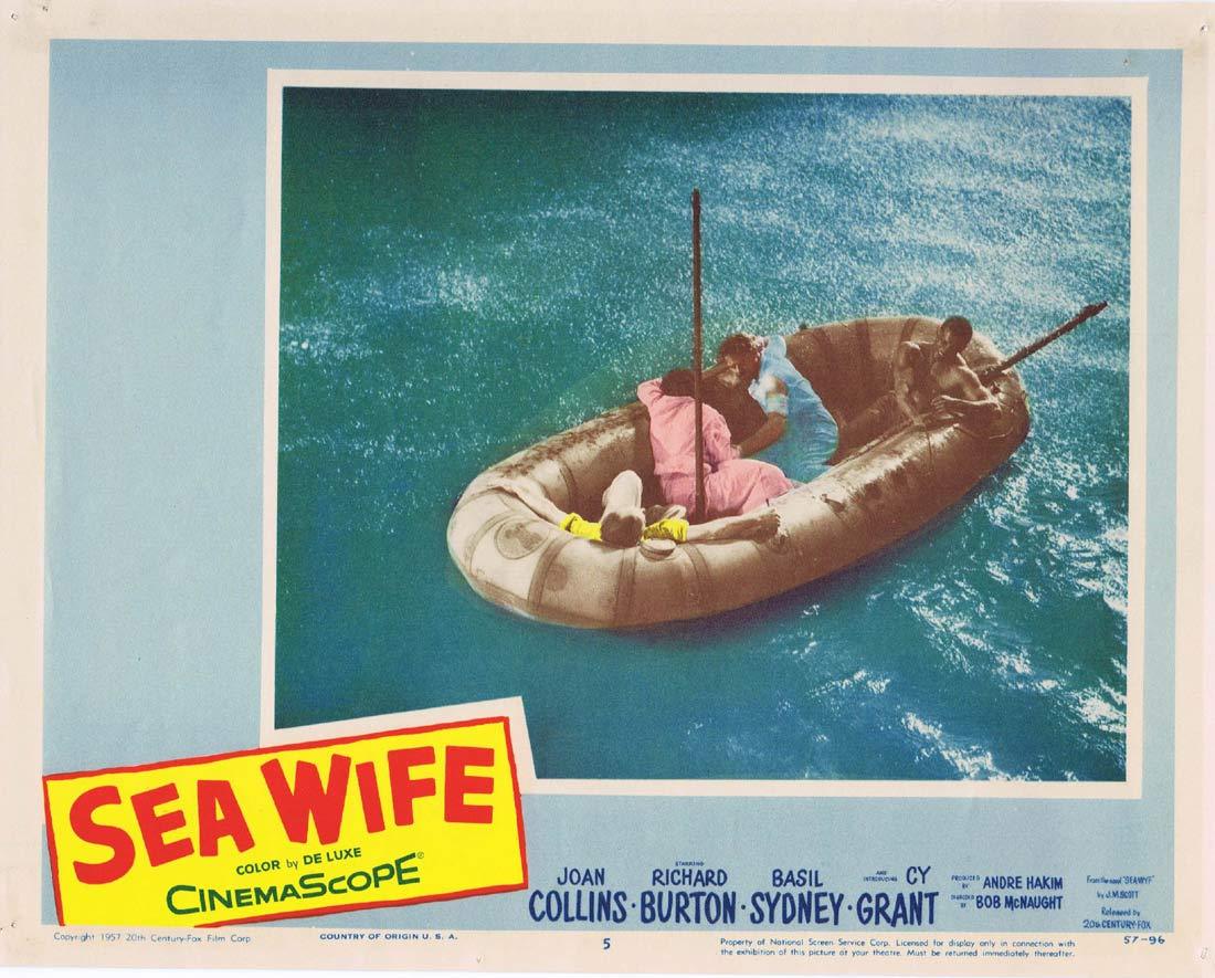 SEA WIFE Lobby Card 5 Joan Collins Richard Burton