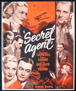 SECRET AGENT '36-Hitchcock VERY RARE Trade Advert