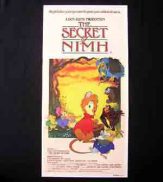 SECRET OF NIMH-Don Bluth-Derek Jacobi RARE poster
