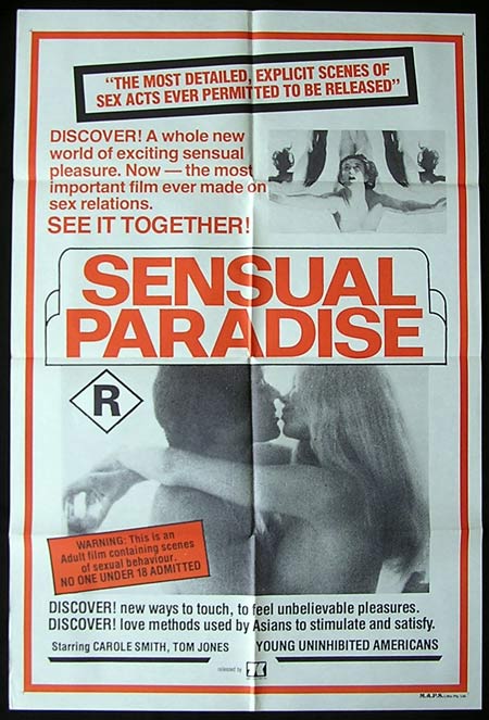 SENSUAL PARADISE aka TOGETHER ’70-Rare-Wes Craven Sexploitation poster