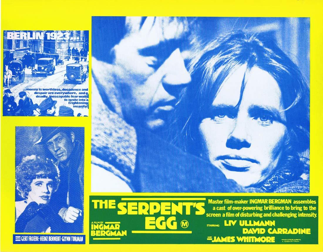 THE SERPENT’S EGG Original Australian Lobby card 2 Ingmar Bergman