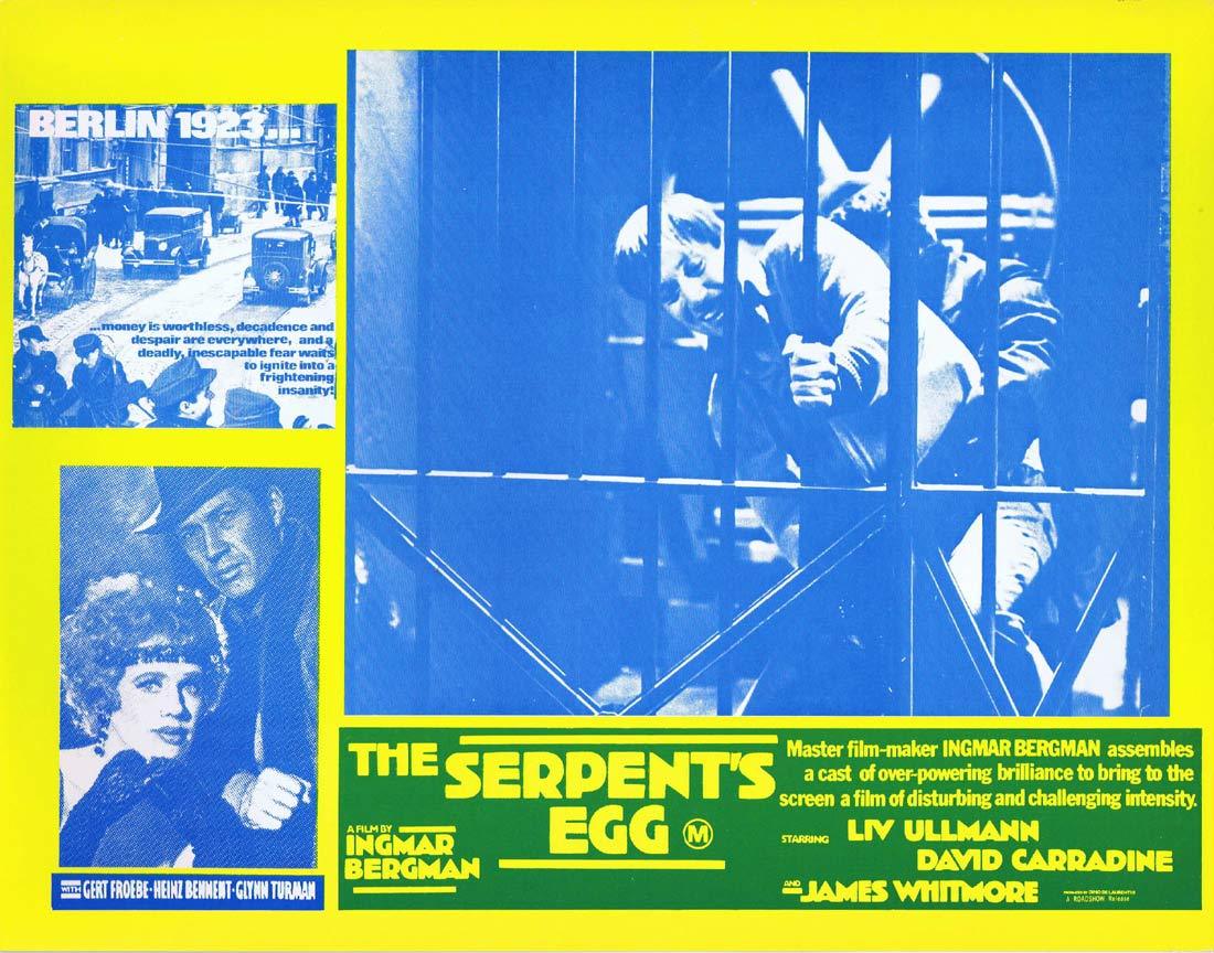 THE SERPENT’S EGG Original Australian Lobby card 4 Ingmar Bergman