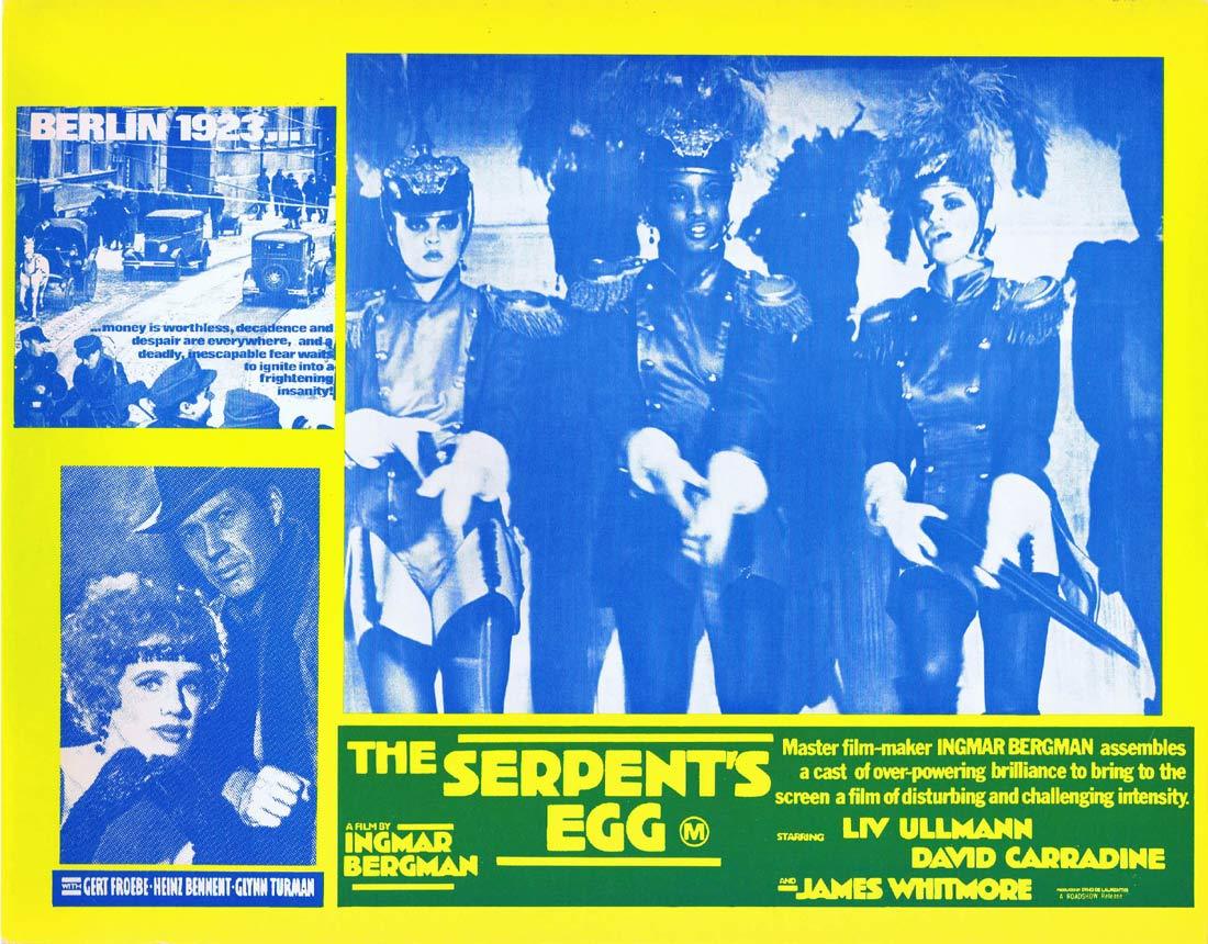 THE SERPENT’S EGG Original Australian Lobby card 6 Ingmar Bergman