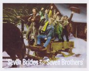 SEVEN BRIDES FOR SEVEN BROTHERS Lobby Card 4 Howard Keel Jane Powell Jeff Richards 1960sr