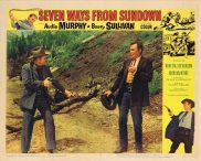 SEVEN WAYS FROM SUNDOWN Lobby Card 3 Audie Murphy Barry Sullivan